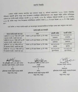 বগুড়ায় ৫ সেপ্টেম্বর শুরু হচ্ছে স্থগিত 
গেজেটভুক্ত মুক্তিযোদ্ধাদের যাচাই বাছাই