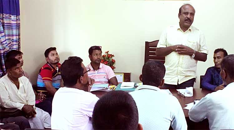 নন্দীগ্রামে দুর্গাপূজা উদযাপনে প্রস্তুতিমূলক সভা অনুষ্ঠিত