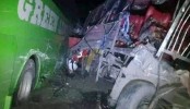 হবিগঞ্জে দুই বাসের সংঘর্ষ : আহত অর্ধশতাধিক
