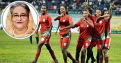 সাফ চ্যাম্পিয়ন নারী ফুটবল দলকে প্রধানমন্ত্রীর অভিনন্দন

