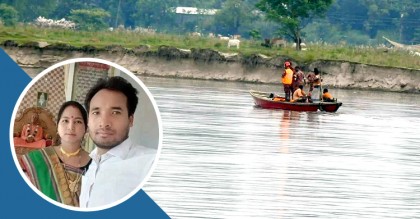 ৪ দিন ধরে স্বামীর অপেক্ষায় নববধূ বন্যা
