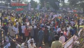 রংপুরে বিএনপির গণসমাবেশে নেতা-কর্মীর ঢল
