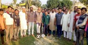 দুপচাঁচিয়ায় বঙ্গবন্ধু নকআউট ফুটবল টুর্ণামেন্টের পঞ্চম ম্যাচে ধুনট ফুটবল একাদশ জয়ী