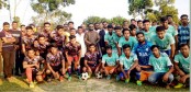 তালোড়ায় বঙ্গবন্ধু ফুটবল টুর্ণামেন্টে সপ্তম ম্যাচের খেলার উদ্বোধন