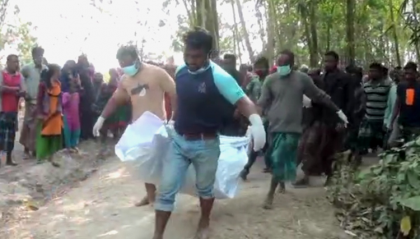 হত্যার অভিযোগঃ বগুড়ায় দাফনের 
১৪দিন পর গৃহবধুর লাশ উত্তোলন