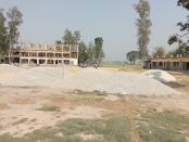 ক্ষেতলালে বিদ্যালয় মাঠে নির্মাণ সামগ্রী রাখায় কোমলমতি শিক্ষার্থীরা খেলাধুলা বঞ্ছিত