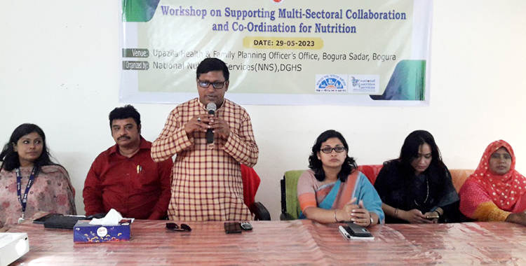 বগুড়ায় জাতীয় পুষ্টি সেবার 
ওয়ার্কশপ অনুষ্ঠিত