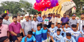 দুপচাঁচিয়ায় বঙ্গবন্ধু শেখ মুজিবুর রহমান জাতীয় গোল্ডকাপ ফুটবল টুর্ণামেন্টের উদ্বোধন