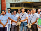 গোবিন্দগঞ্জে বাড়ছে ডেঙ্গু, স্প্রে ছিটাচ্ছেন মেয়র