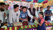 ধুনটে স্কুল মিল্ক ফিডিং কর্মসূচির উদ্বোধন