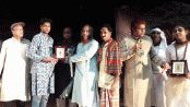 বগুড়ায় কাব্য আলেখ্য কিশোর মানিকের মুক্তিযুদ্ধ মঞ্চস্থ