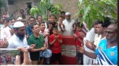 নামুজায় ১১শ' ৬২ মিটার ২টি পাকা রাস্তায় উদ্বোধন করেনঃ এমপি রিপু
