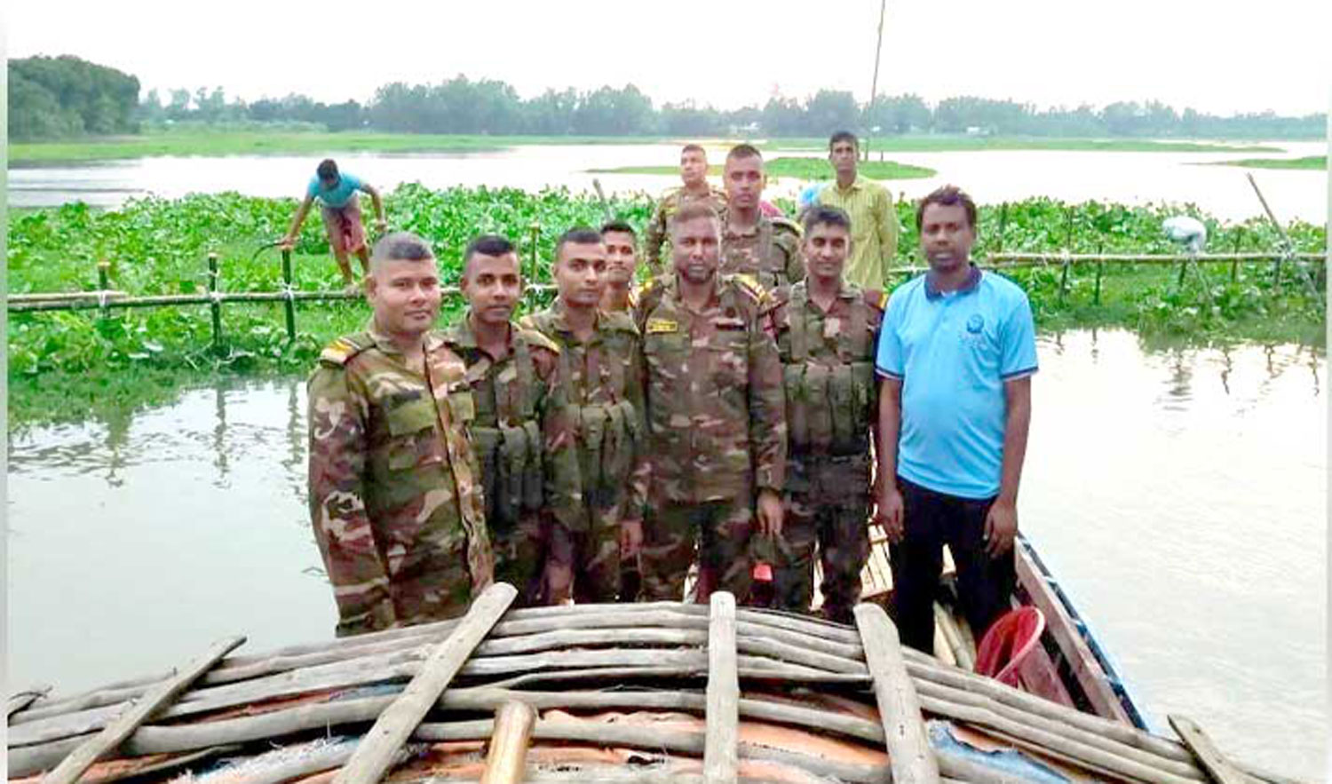 সিংড়ায় বাঁধ দিয়ে মাছ শিকার, বিএনপির ৮ নেতাকর্মীর নামে মামলা