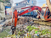 সিংড়ায় এক যুগ ধরে জর্জড়িত খাল পরিচ্ছন্ন অভিযানে ইউএনও