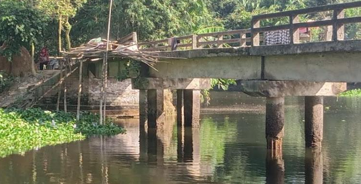 সিরাজগঞ্জে ভাঙ্গা সেতু এখন মৃত্যুফাঁদ! ঝুঁকি নিয়ে ১০ গ্রামের মানুষের পারাপার

