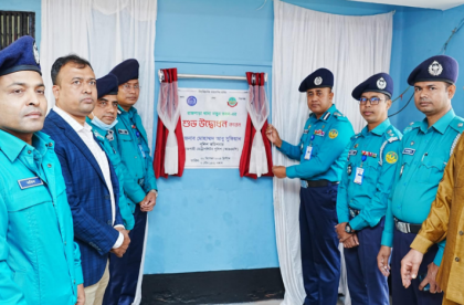 আরএমপি রাজপাড়া থানার নতুন ভবন উদ্বোধন করলেন পুলিশ কমিশনার