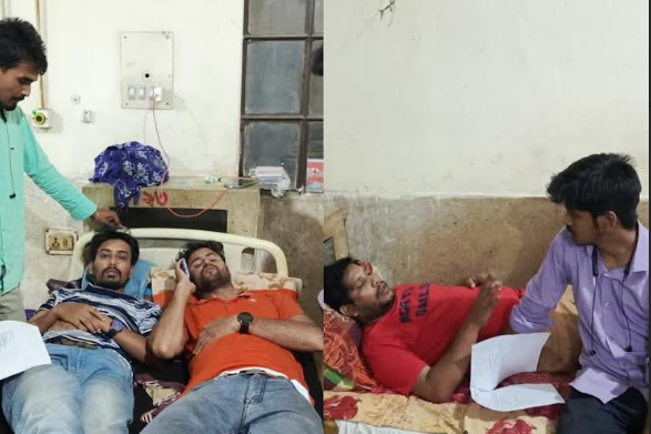 রংপুরে সাংবাদিকদের উপর হামলা: নকলের ভিডিও করায় ক্যামেরা ভাঙচুর, পাঁচ সাংবাদিক আহত
