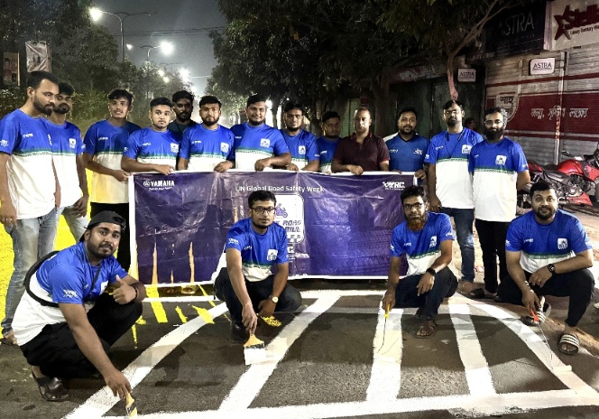 জাতিসংঘ সড়ক নিরাপত্তা সপ্তাহে বগুড়ায় ওয়াইআরসি'র সচেতনতামূলক ক্যাম্পেইন