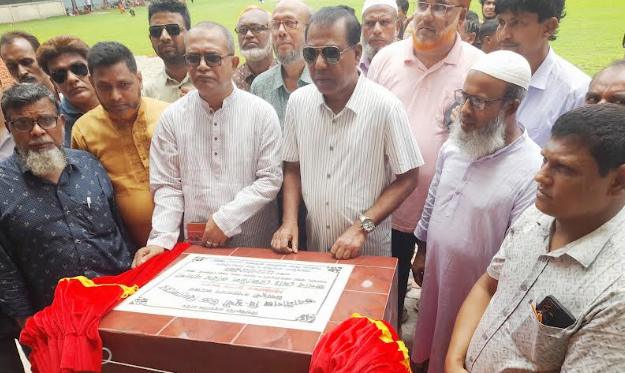 ভবানীগঞ্জ দ্বিমুখী উচ্চবিদ্যালয়ে সম্প্রসারণ কাজের ভিত্তিপ্রস্তর স্থাপন