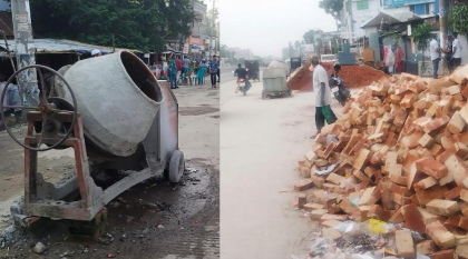 শেরপুরে মহাসড়ক এখন মরণফাঁদ, প্রশাসনের হস্তক্ষেপ চায় জনসাধারণ