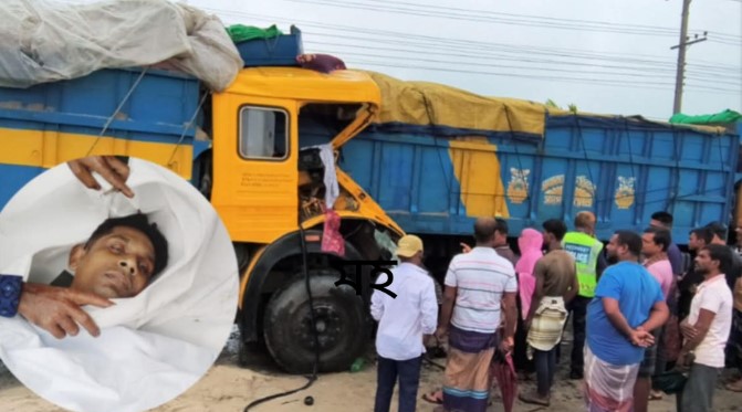 মহাস্থানে থেমে থাকা বালুবাহী ট্রাকে হেলপার দিল ধাক্কা, ড্রাইভার হলো নিহত