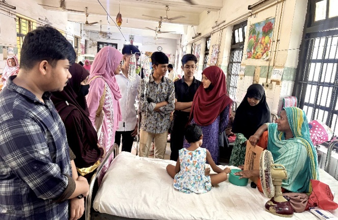 বগুড়ায় এনসিটিএফ নেতৃবৃন্দের সরকারি 
হাসপাতালের শিশু ওয়ার্ড পরিদর্শন