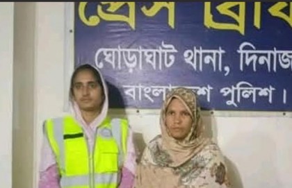 ঘোড়াঘাটে নারী মাদক ব্যবসায়ী গ্রেফতার, ১৬ পিস ট্যাবলেট উদ্ধার