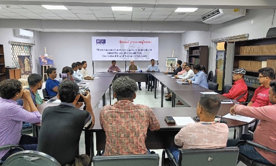 ঢাকাস্থ রাশিয়ান হাউসে আন্তর্জাতিক
সাংবাদিক সংহতি দিবস উদযাপন