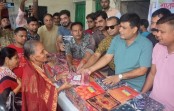 বগুড়ায় সনাতন ধর্মালম্বদের মাঝে যুবদলের বস্ত্র বিতরণ
