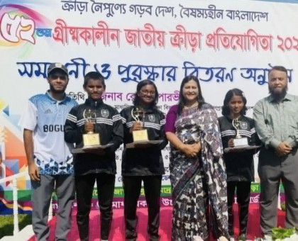 সাঁতারে দেশসেরা বীট মডেল স্কুল
অ্যান্ড কলেজের তিন শিক্ষার্থী