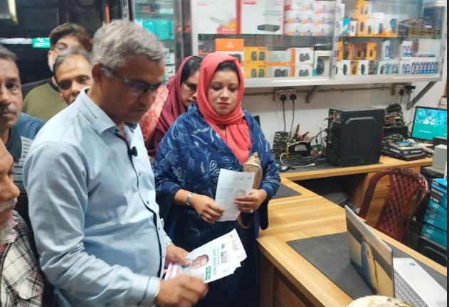 ‎বগুড়া সদর আসনে তারেক রহমানের পক্ষে গণসংযোগ, লিফলেট বিতরণ