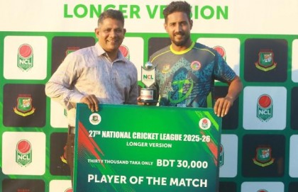 তানজিদ ও প্রিতমের শতক, রাজশাহী- ঢাকা  ম্যাচ ড্র