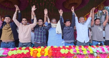 বগুড়া সোনাতলায় তারুণ্যের পক্ষে জনসমাবেশ ঐক্যবদ্ধ জনগণ বিপুল ভোটে ধানের শীষকে বিজয়ী করবে- বগুড়ায় কাজী রফিক