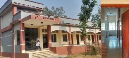 সৈয়দপুরে মাদ্রাসার একাডেমিক ভবন নির্মাণের দুই বছরের মাথায় দরজা ভেঙে পড়ার অভিযোগ