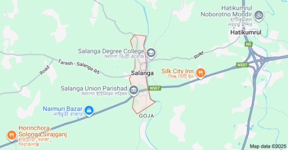 সলঙ্গায় সাংবাদিক পরিবারের বসতবাড়ী দখলের চেষ্টা, থানায় অভিযোগ