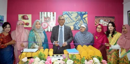 বগুড়ায় জার্মান আর্ট গ্যালারী স্কুলের অফিস কার্যালয় উদ্বোধন