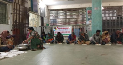 হিরোনবালা ফাউন্ডেশনের উদ্যোগে সেহরি বিতরণ