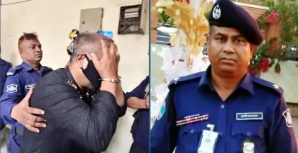 বগুড়ায় বিএনপি নেতার করা চাঁদাবাজির মামলায় সাবেক ওসি কারাগারে