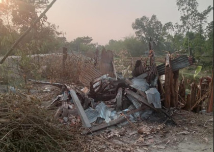 গঙ্গাচড়ায় নার্সারি ও দোকানে হামলা, অগ্নিসংযোগের অভিযোগ
