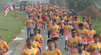 রাণীনগরে অনুষ্ঠিত হলো “রাণীনগর ১০ কিলোমিটার” রানিং উৎসব