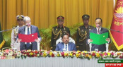 শপথ নিলেন রাষ্ট্রপতি মির্জা ফখরুল