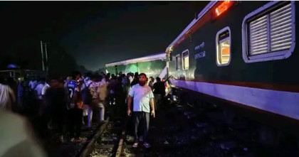 সান্তাহারে কুড়িগ্রাম এক্সপ্রেসের বগি লাইনচ্যুত, ট্রেন চলাচলে বিঘ্ন