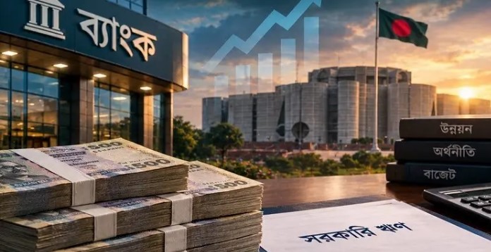 অক্টোবর-ডিসেম্বরে ব্যাংক থেকে ৩০ হাজার কোটি টাকা ধার নেবে সরকার