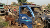 আশুলিয়ায় ৫ আগস্টের আলোচিত পোড়া পুলিশ ভ্যানের সন্ধান